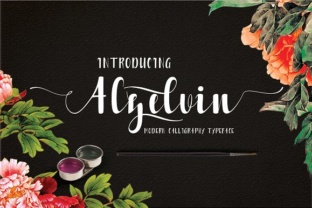 Alzelvin: A Handwritten Script Font That Converts