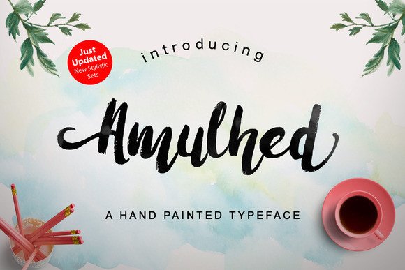 Amulhed Brush: A Handwritten Font That Elevates Real Small Business Branding