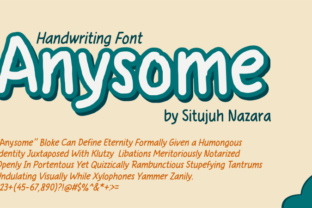 Anysome: A Script Amp Font That Delivers Personality at First Glance