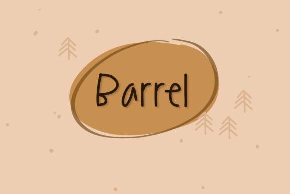 Barrel: A Chalk-Script Font That Adds Warmth to Digital Layouts