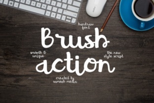 Brush Action: A Thoughtful Script Font for Editorial Calm