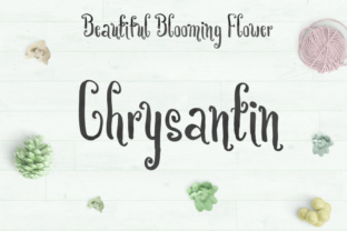 Chrysantin: A Playful Handwritten Font for Digital Branding