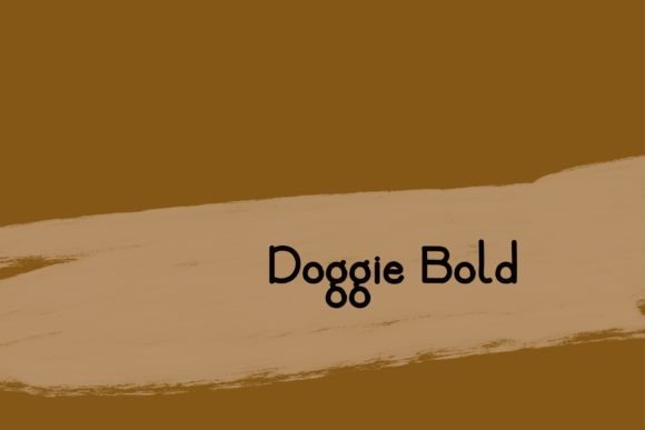 Doggie: A Handwritten Typeface That Feels Like a Thoughtful Pause
