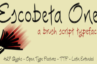 Escobeta One: A Handwritten Font That Cuts Through the Feed