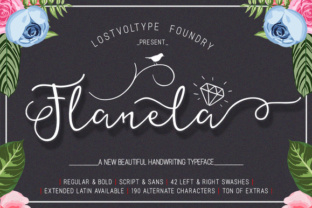 Flanela: A Script Font That Earns Its Place in Real Campaigns