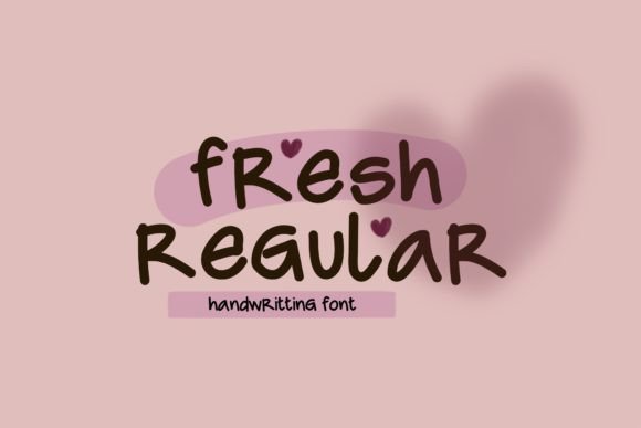 Fresh Regular: A Handwritten Font That Feels Human Online