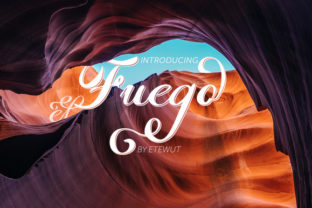 Fuego Font: A Curvy, Swash-Filled Script for Handmade Brands