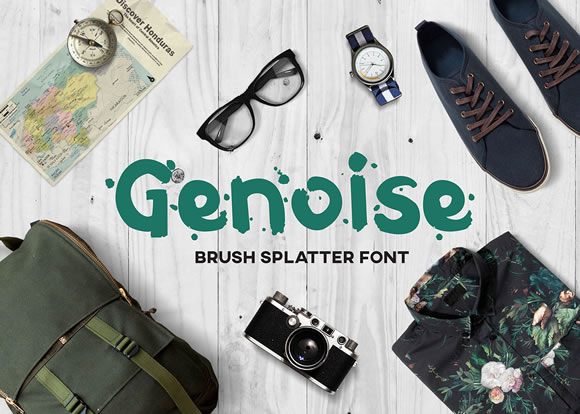 Genoise: A Handmade Brush Font That Adds Personality to Campaign Headlines