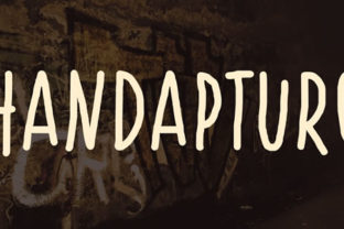 Handapture: A Warm, Hand-Drawn Script Font for Makers