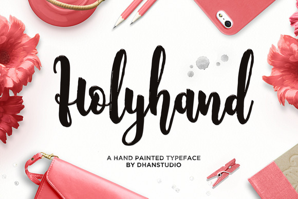 Holyhand Script Font for Digital Branding