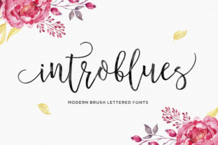 Introblues: A Dynamic Script Font for Editorial Design