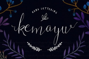 Kemayu: An Elegant Hand-Lettered Typeface for Warm, Human Branding