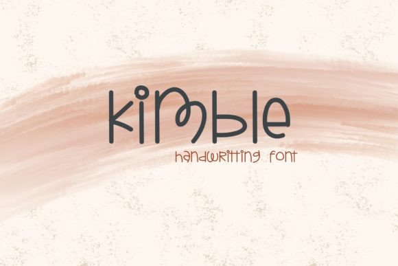 Kimble: A Refined Script Font for Digital Brand Moments