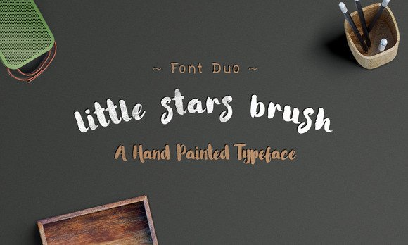 Little Stars Brush: A Friendly Script Font for Small Business Branding