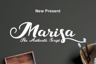 Marisa: A Refined Calligraphy Script Font for Meaningful Brand Moments
