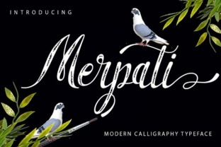 Merpati: A Handwritten Script Font for Editorial Warmth