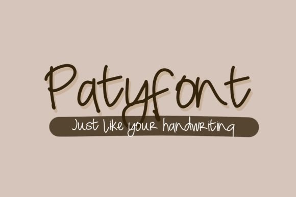 Paty Font: A Friendly, Handwritten Typeface for Small Business Branding