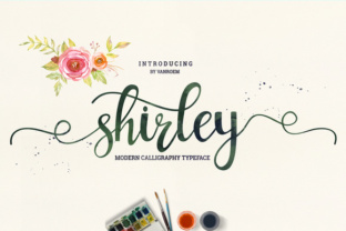 Shirley: A Modern Calligraphy Typeface for Real Business Branding