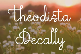 Theodista Decally: A Thoughtful Script Amp Typeface for Editorial Warmth